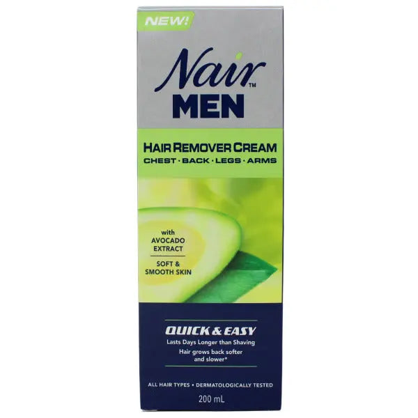 NAIR MEN HAIR REMOVER 200ML AVOCADO MPS CANADA CORPORATION