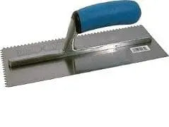 Notched plaster's trowel 11 inch Toolway Industries