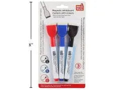 O.WKs. 3-Pc Dry Erase Markers CTG BRANDS INC