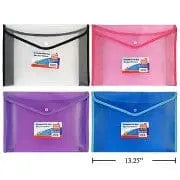 O.WKs. 9.25x13.25" Document File Bag, 4 Colours CTG BRANDS INC