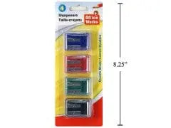 O.WKs.4-pc Pencil Sharpener, Double CTGBRA