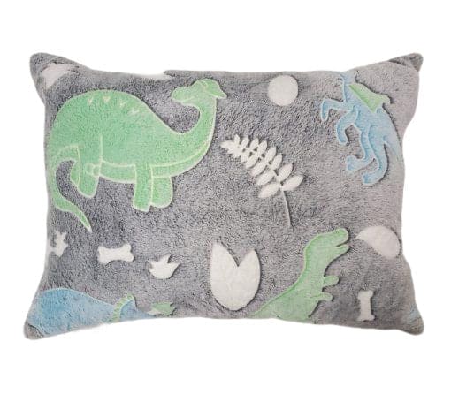 Glow in the Dark Pillow Standard Junior – Dinosaurs - Brantford Surplus