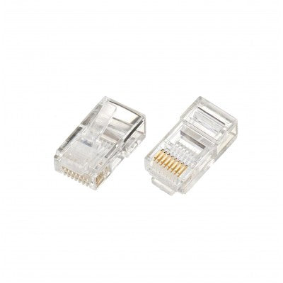 8 Pins CAT6 Modular plug 8P8C RJ45 bag of 10