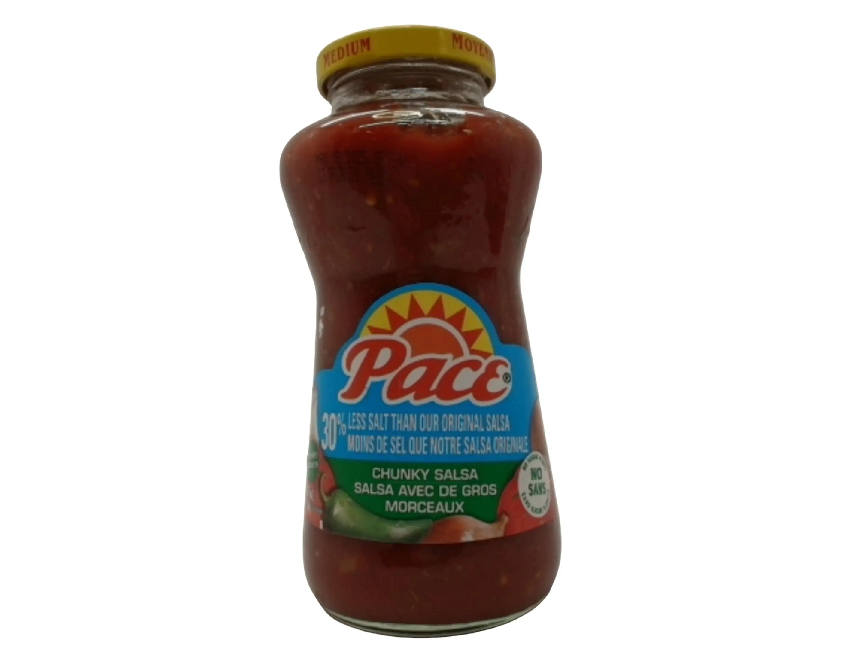 Pace Chunky Salsa Medium 642mL 30% Less Salt KWDC