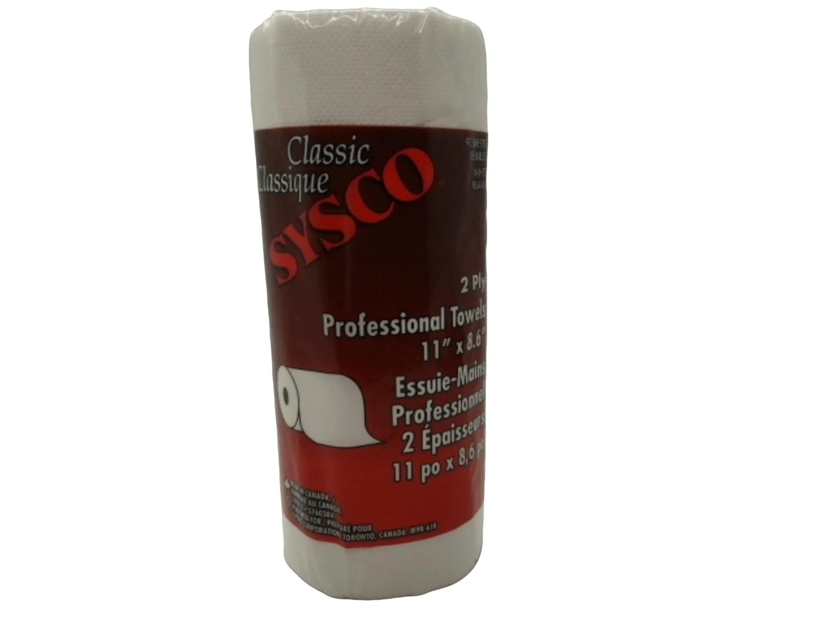 Paper Towel 11" X 8.6" 2ply Classic Sysco (endcap) KWDC