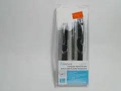 Pen ball point triangular metal 2 pack ACCCOR