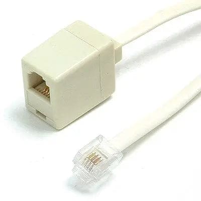 Phone Line Extension White 25 foot Chateau Manis Electronics