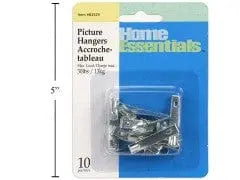 Picture hangers hardware 10 pc 30lb 13kg load CTGBRA