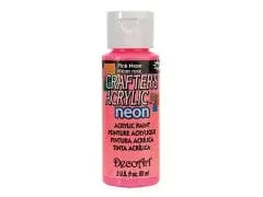 Pink Neon 2oz. Acrylic Paint MULTICRAFT IMPORTS INC.