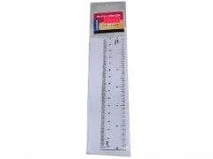 15CM.6" Clear Plastic Ruler/Pouch LinkProduct Solutions LTD