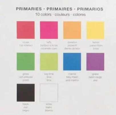 Primary Medley 3448 Cardstock (Individual Sheet) MULTICRAFT IMPORTS INC.