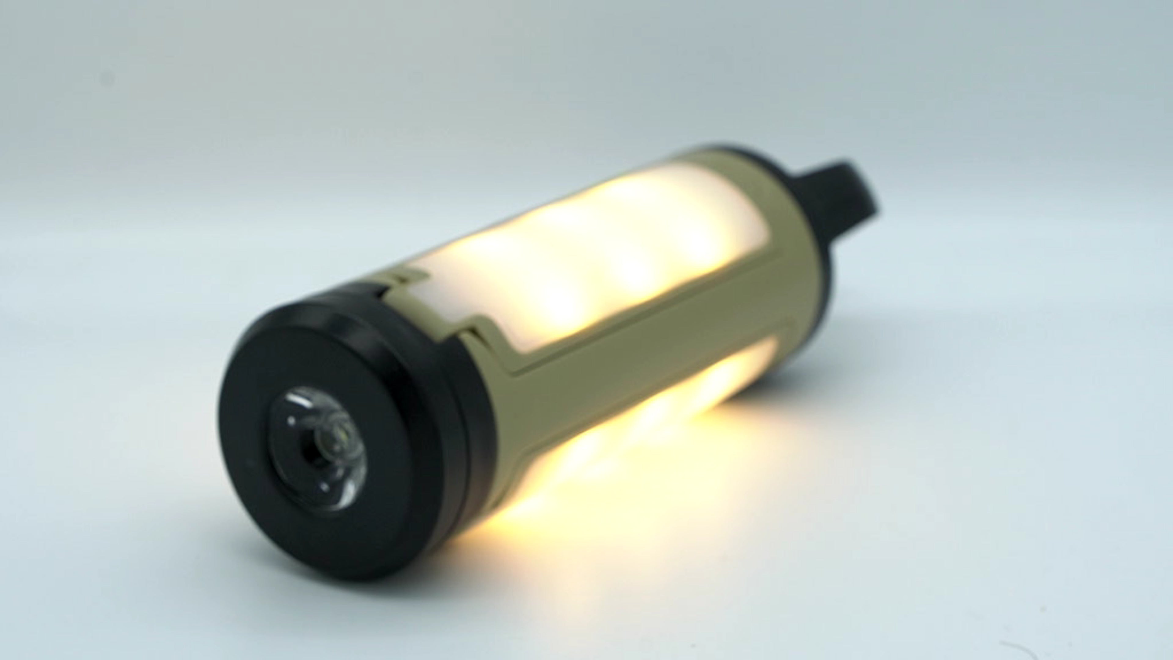 Rechargeable Hanging Flashlight — in use