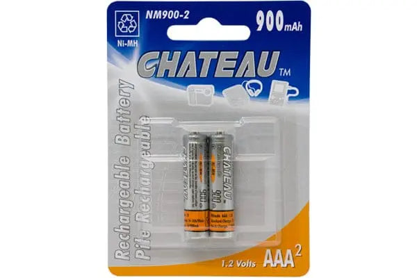 Rechargeable AAA battery 900 mAh Chateau Manis Electronics