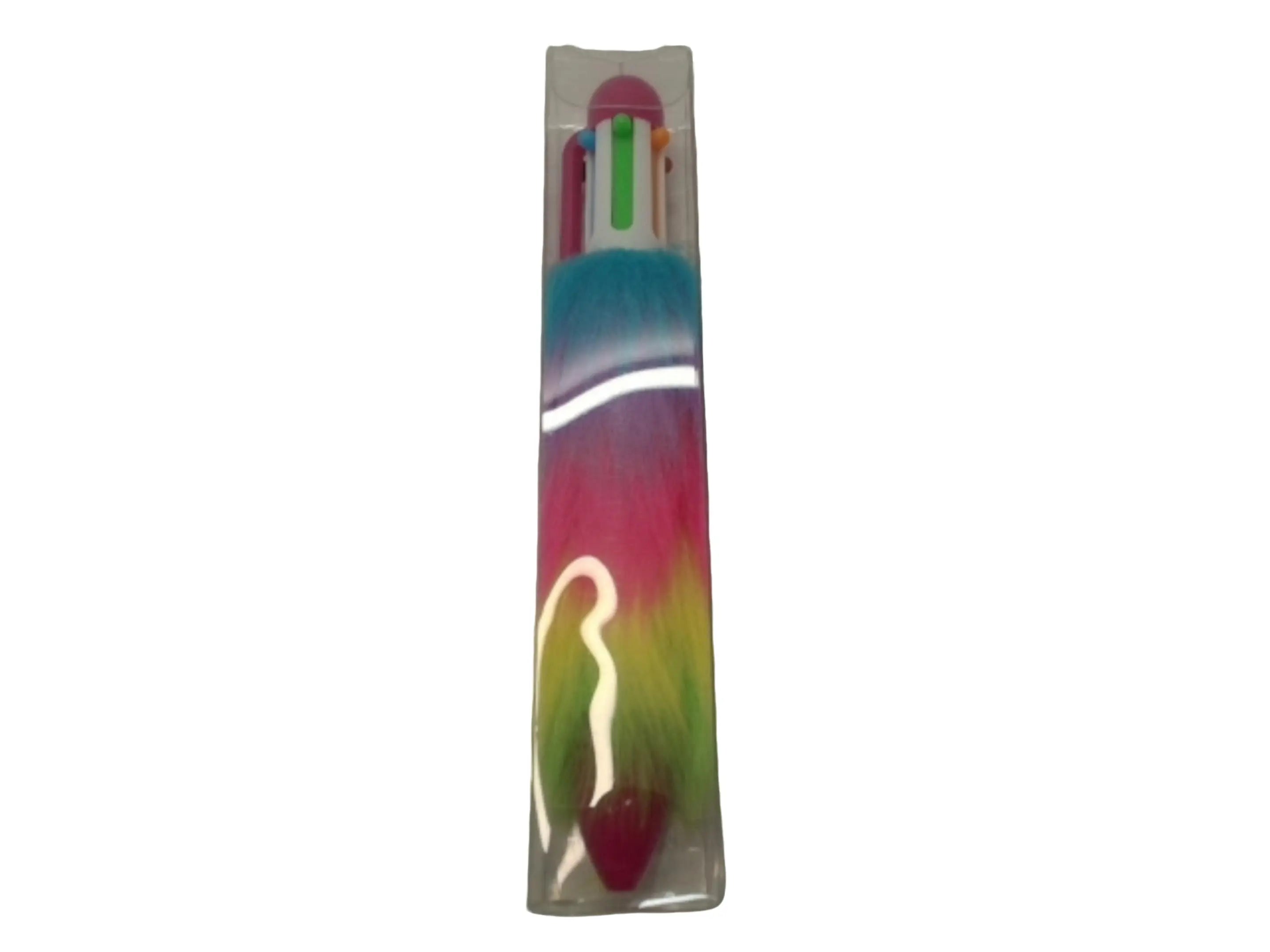 Retractable Multi Colour Pen Fuzzy Fur KWDC