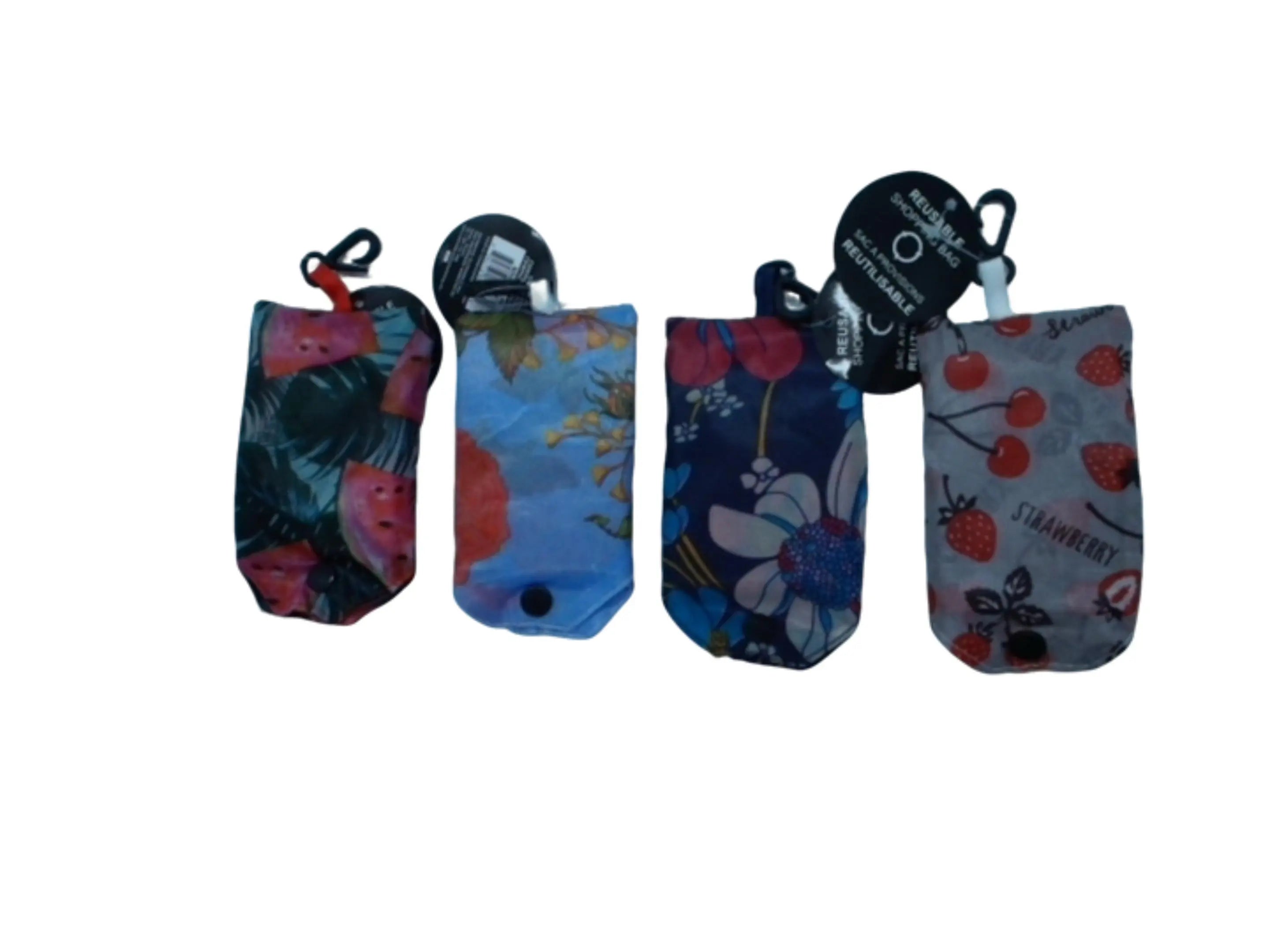 Reusable Shopping Bag In Pouch Assorted KWDC