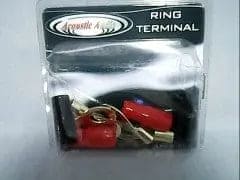 Ring terminal 8 gauge gold 4 pc AA Electronics