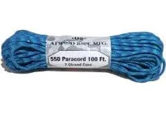 Rope Blue 100' 550 Paracord KWDC