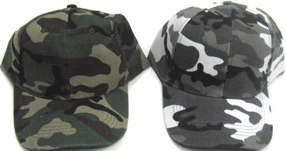 Camo Summer Cap with Curved Brim
