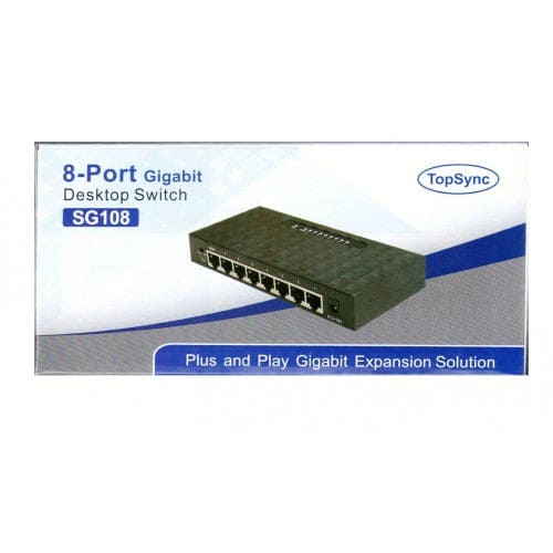 8 Port Gigabit desktop switch - Brantford Surplus