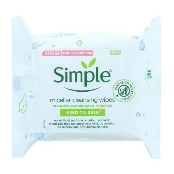 SIMPLE FACIAL WIPES 25CT MICELLAR CLEANSING WIPES SENS SKIN MPS CANADA CORPORATION