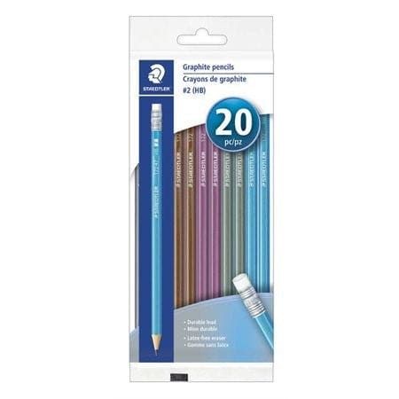 STAEDTLER 20PK METALLIC HB PENCILS - Brantford Surplus