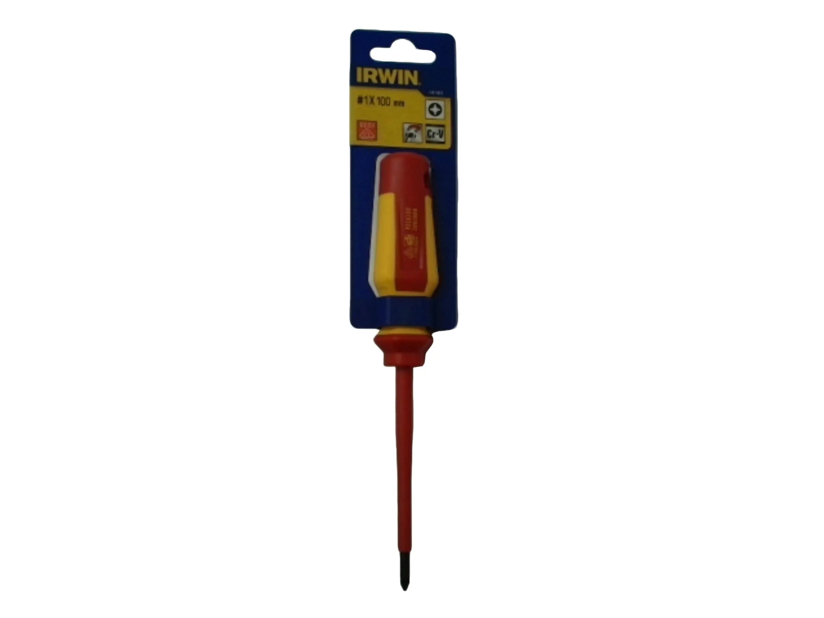 Screwdriver Pozi #1 X 100mm Vde Insulation 1000v Irwin KWDC