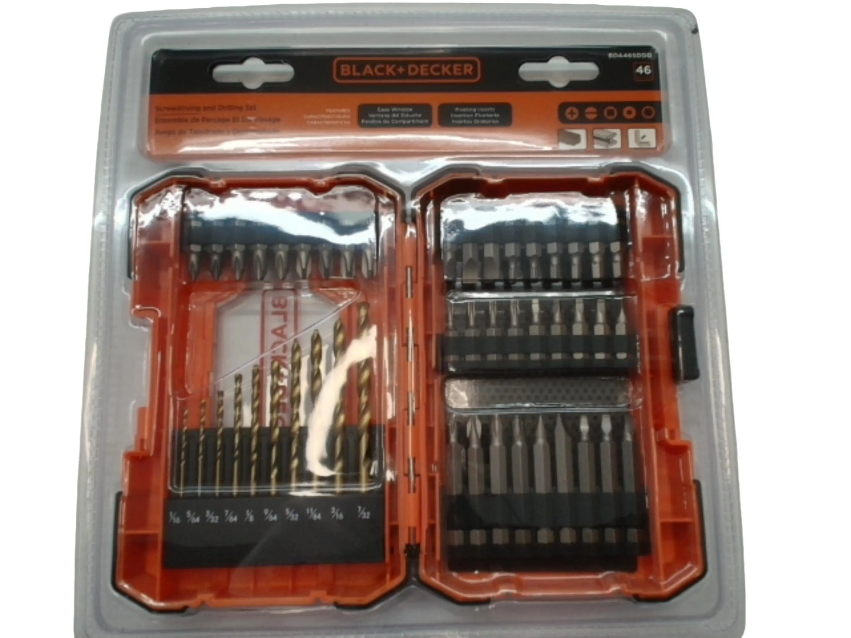 Screwdriving & Drilling Set 46pcs. Black+Decker (ENDCAP) KWDC