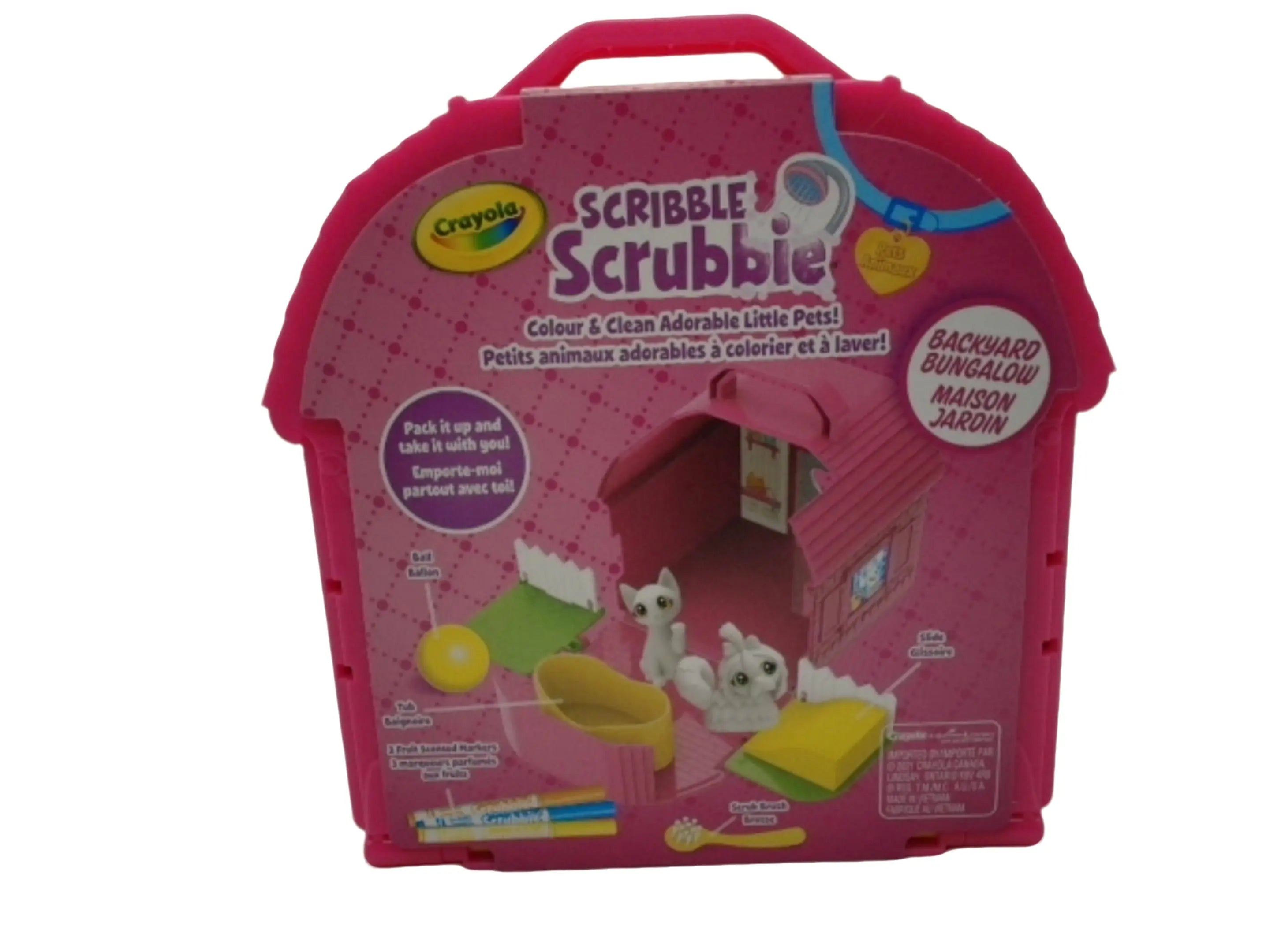 Scribble Scrubbie Playset Backyard Bungalow Crayola (ENDCAP) KWDC