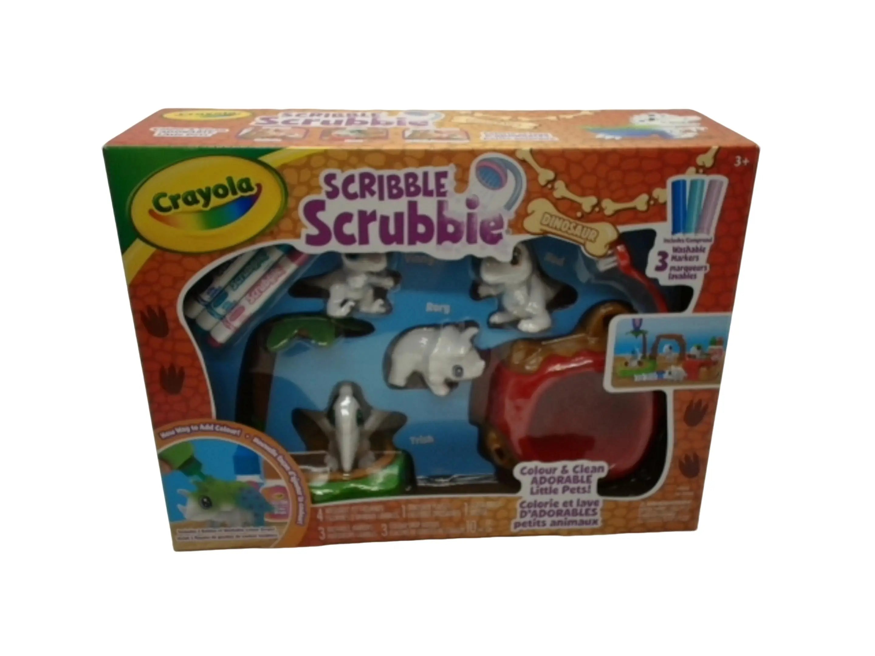 Scribble Scrubbie Playset Dinosaur Lair Crayola (ENDCAP) KWDC