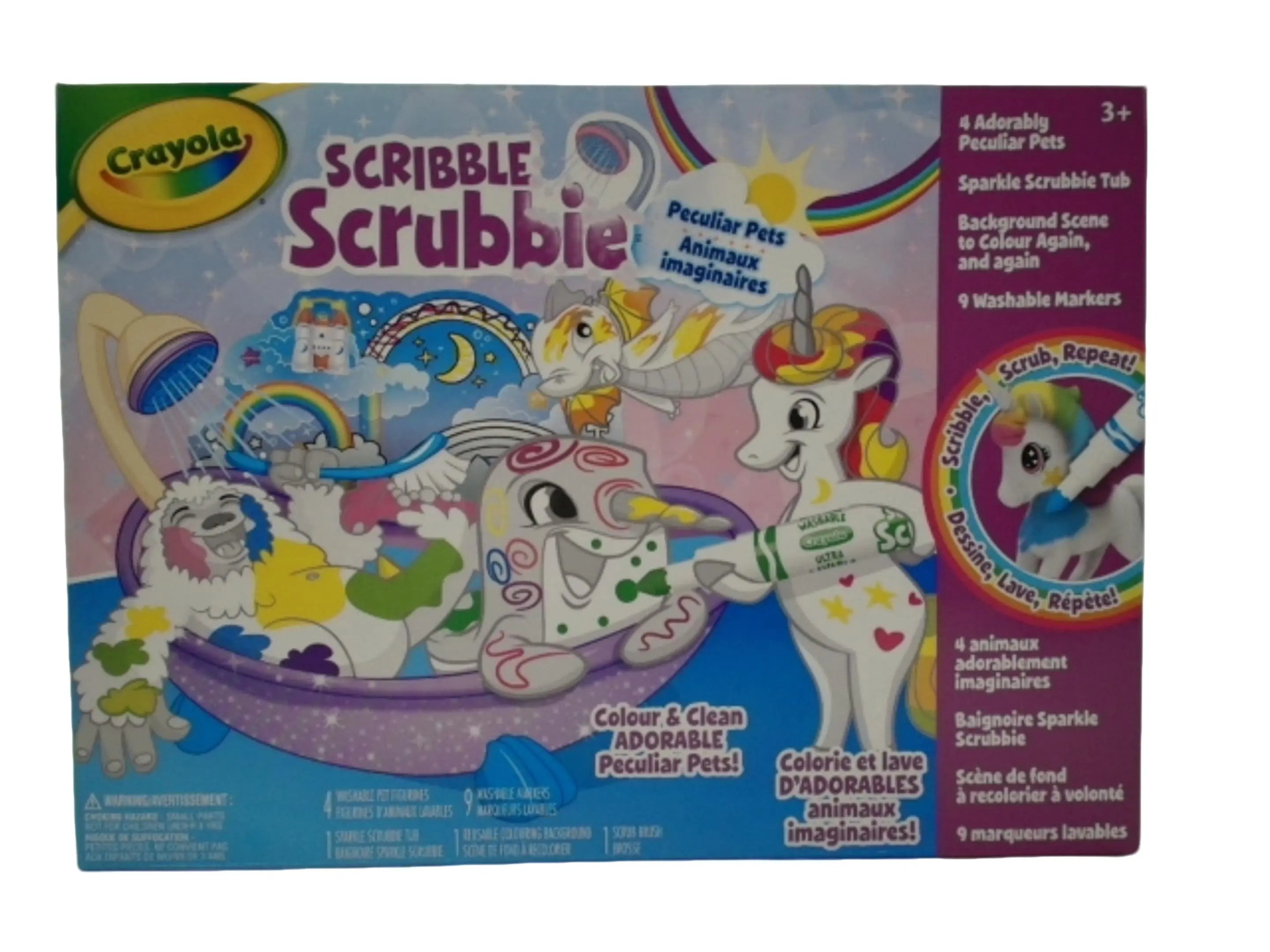 Scribble Scrubbie Playset Peculiar Pets Crayola (ENDCAP) KWDC