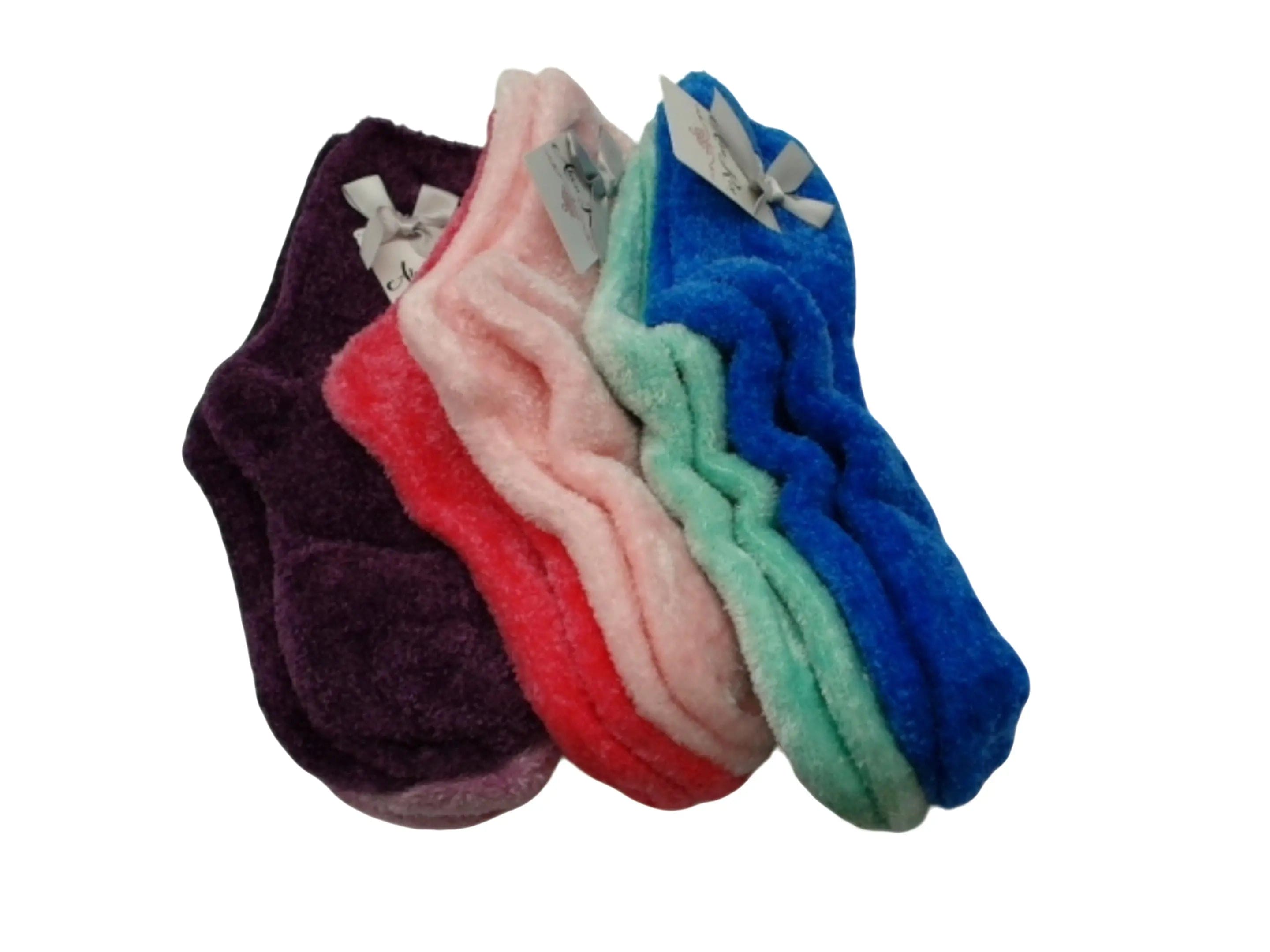 Slipper Socks 2pk. Alexa Rose Assorted KWDC