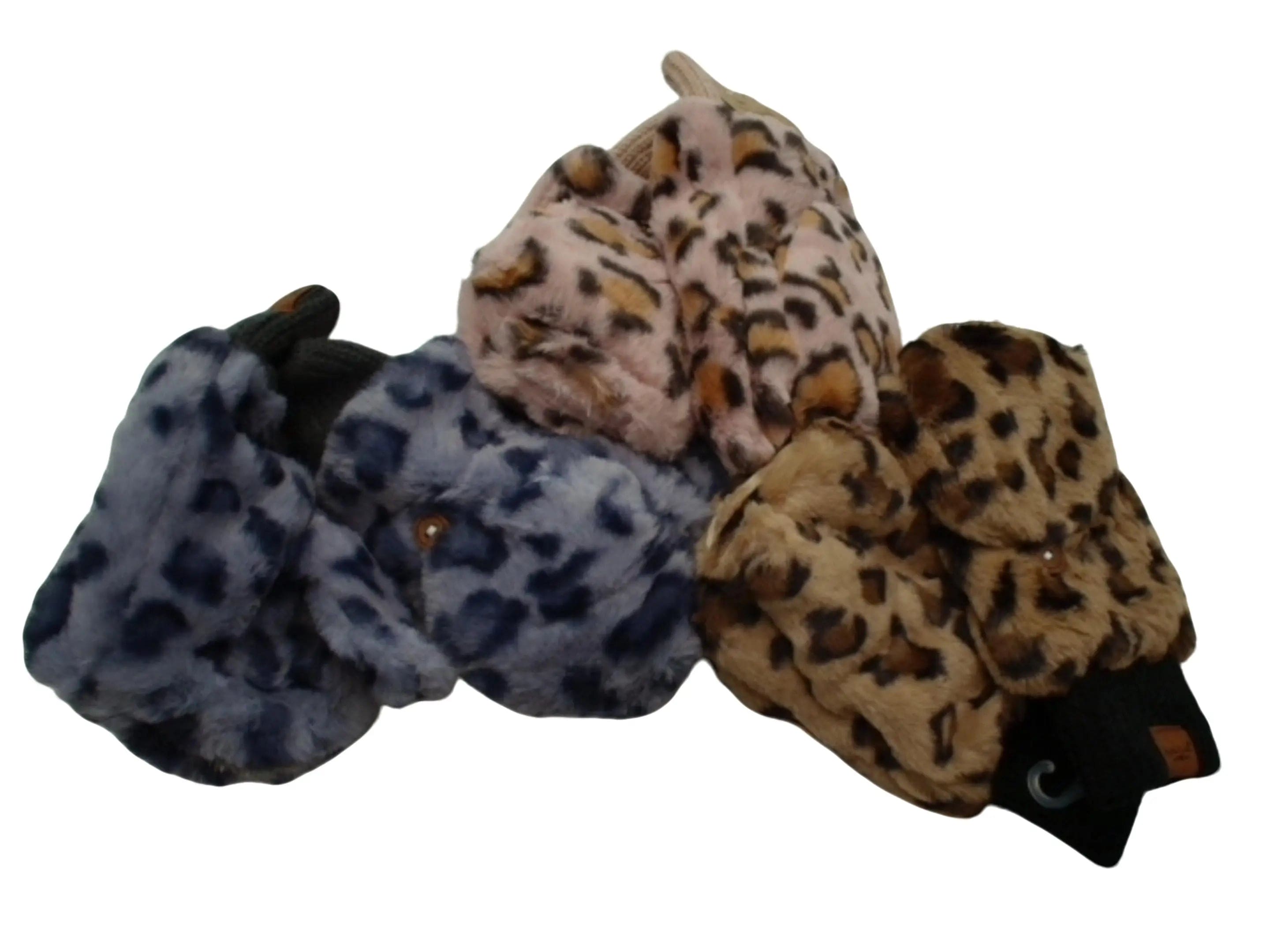 Snow Leopard Mittens Assorted Ladies KWDC