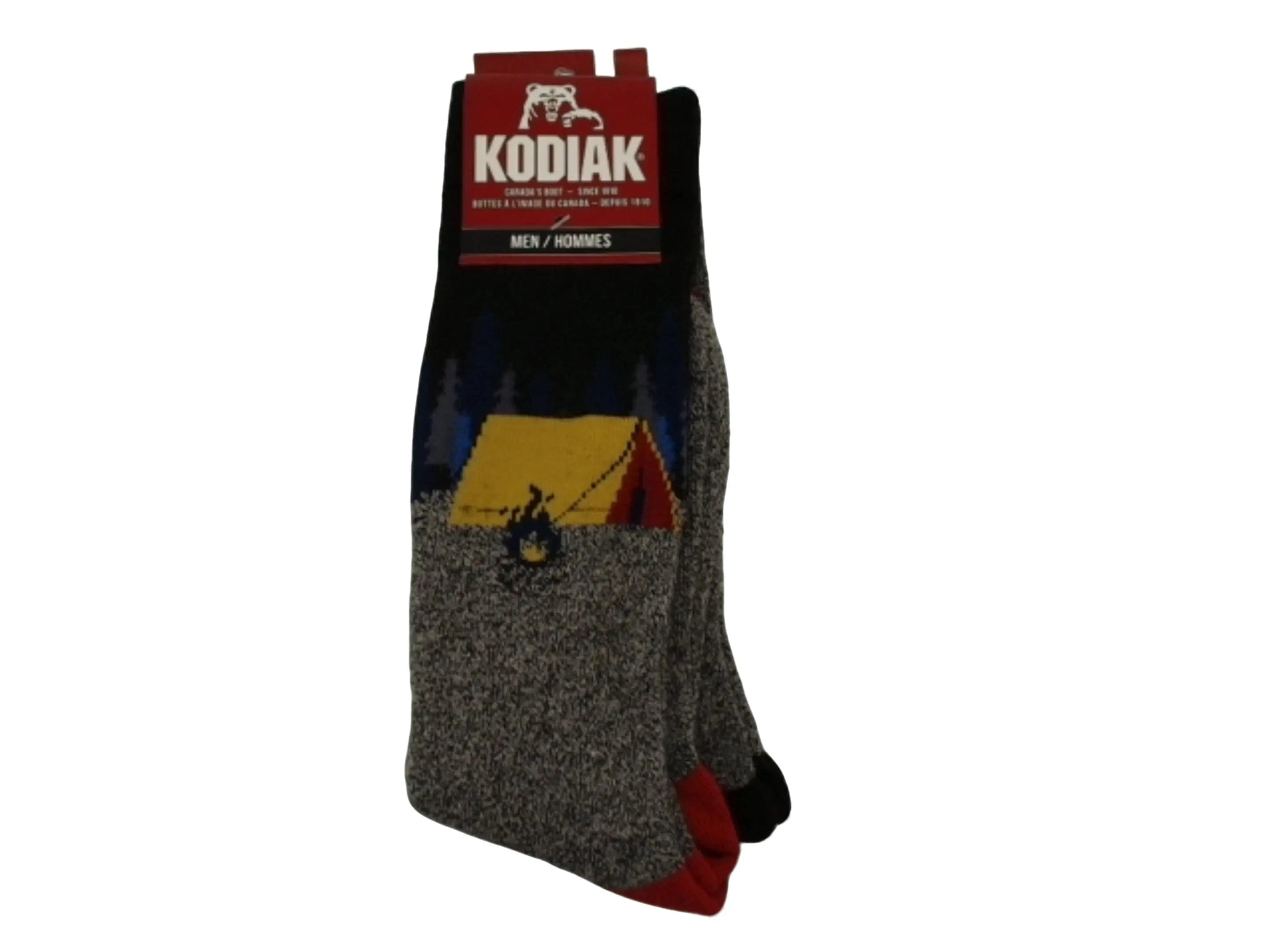 Socks Kodiak Men's 2pk. Black Mix Assorted KWDC