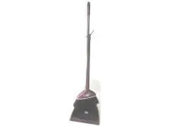 Steel  Handle Dustpan with Brush Asst.Color ALLTRA