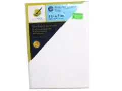 Stretch Artist Canvas Rect. 5"x7" Primed Back-Stapled MULTICRAFT IMPORTS INC.