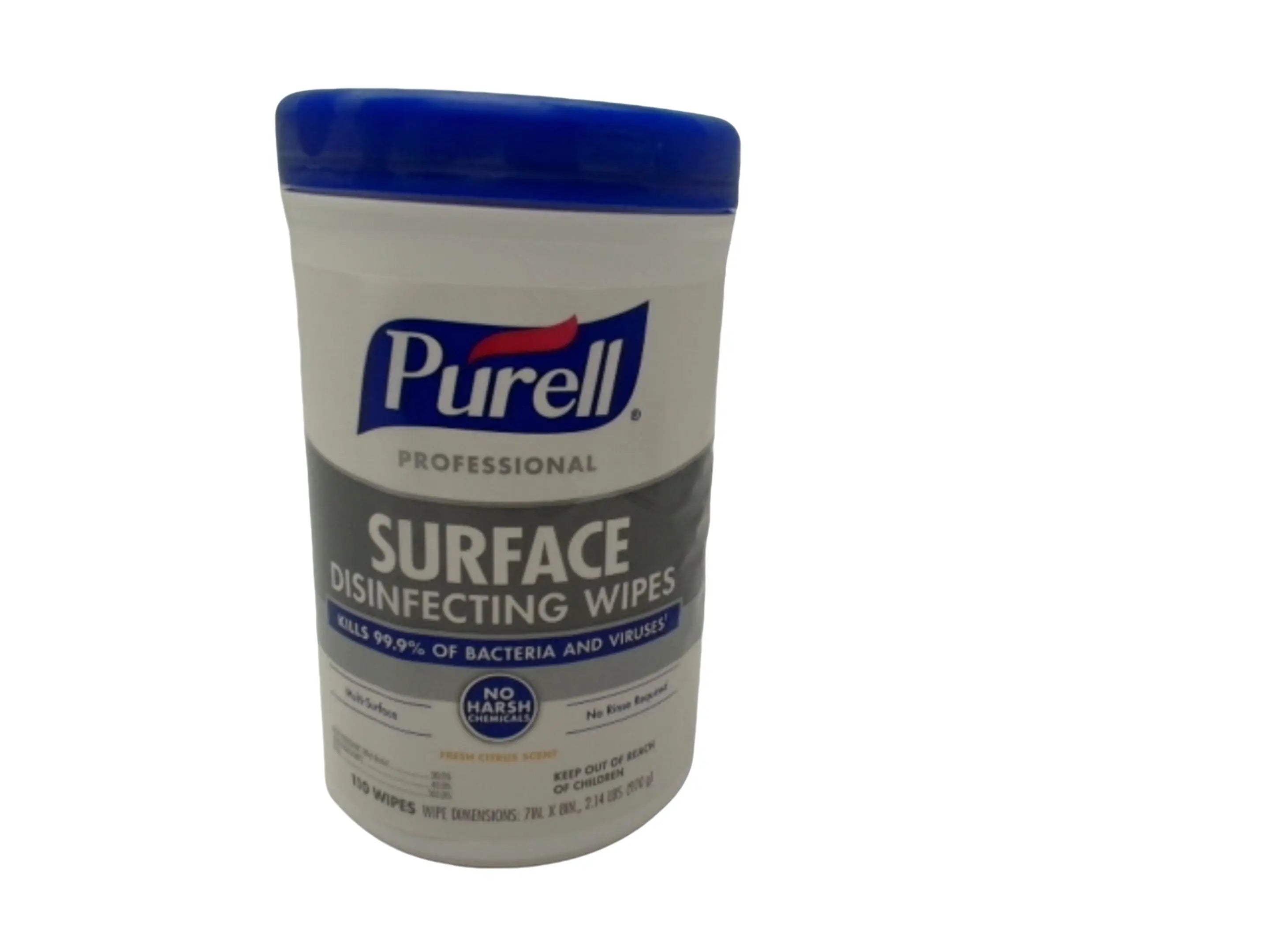 Surface Disinfecting Wipes Fresh Citrus Scent 110 Wipes Purell Professional KWDC