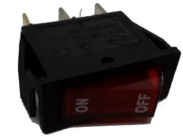 Switch Illuminated 110v 6a On-off Red rectangular Maddison Electronics Inc.