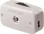 Switch mini feed thru with rotary toggle white Toolway Industries