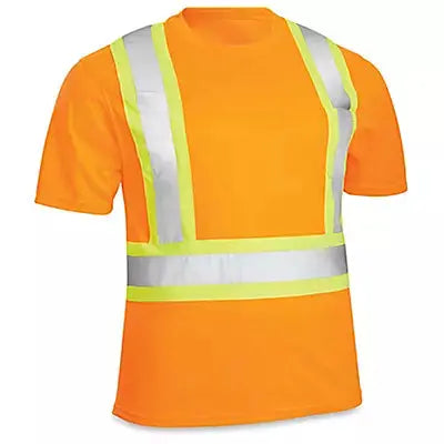 T-Shirt Safety Orange Mesh XL KWDC