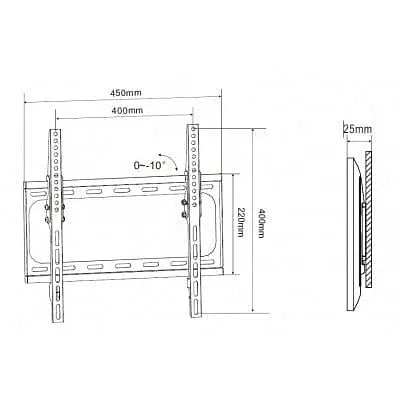 TV Wall Mount - 32” to 55” Tilting NORELE