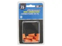 TWIST ON CONNECTOR SMALL ORANGE #31 10 Pack marrett Toolway Industries