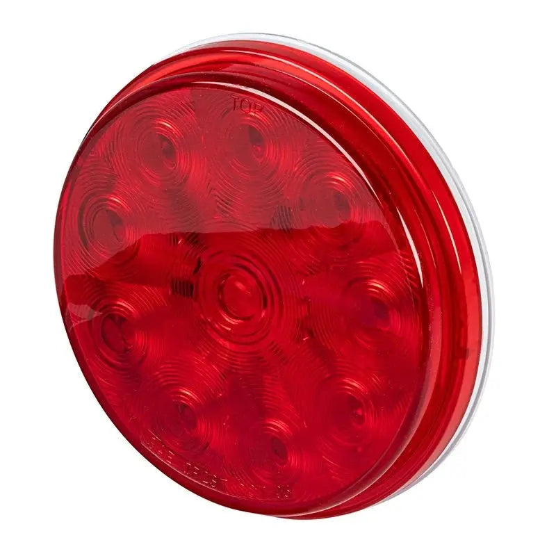 Tail Light 4" Round Red 10 LED Waterproof KWDC