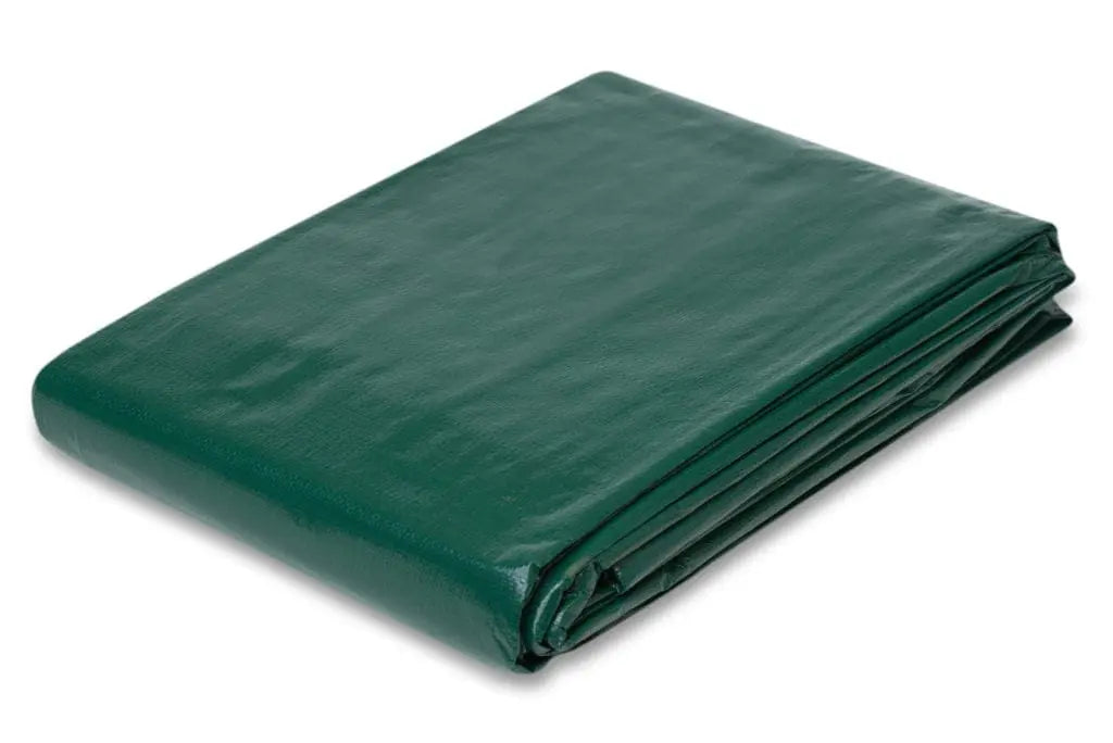 Tarp 8x10 foot EX HD Green 160GSM 9 Mill 12x12 weave Brantford Surplus