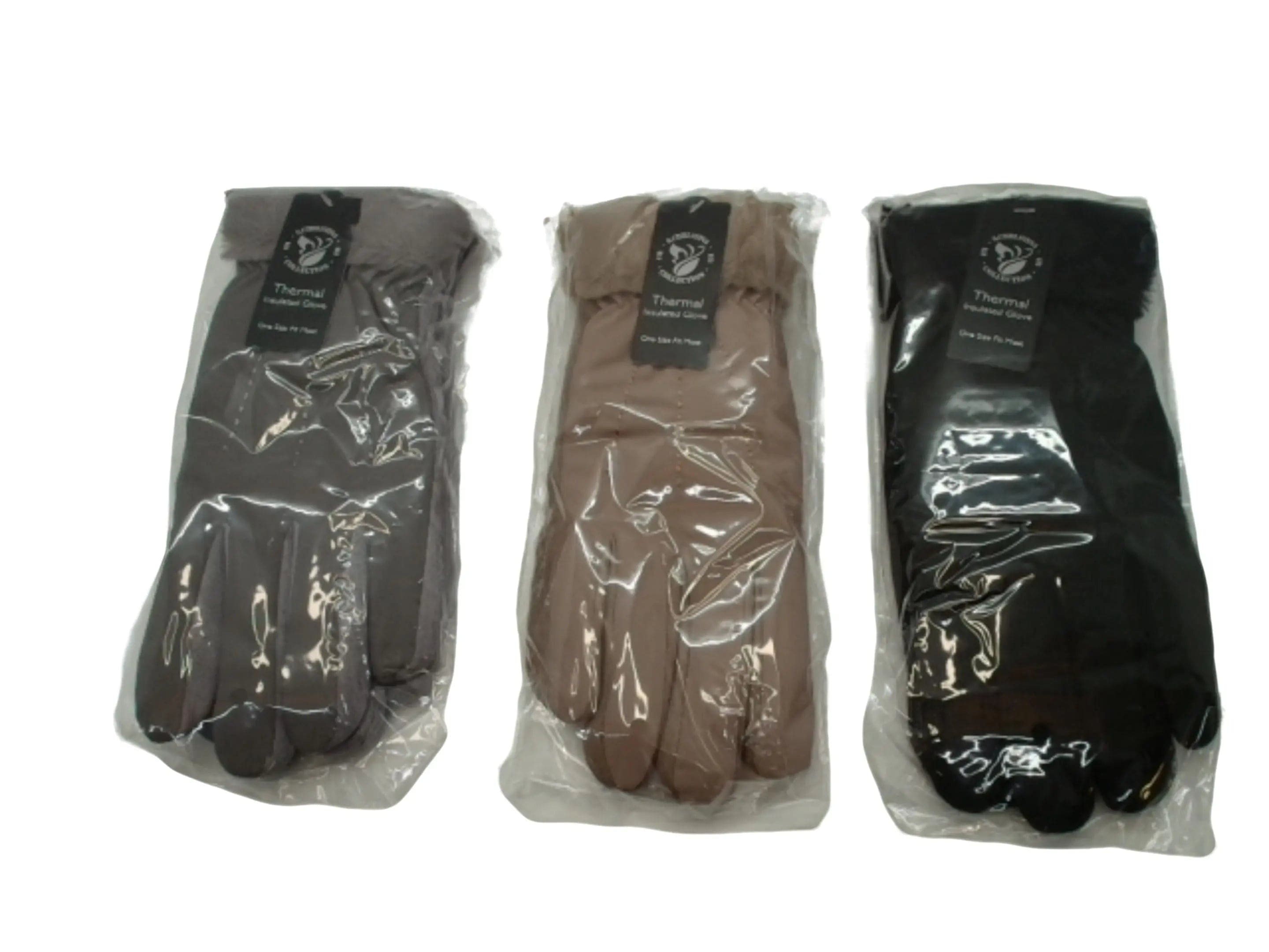 Thermal Insulated Gloves Ladies S. Christina Collection Ass't KWDC