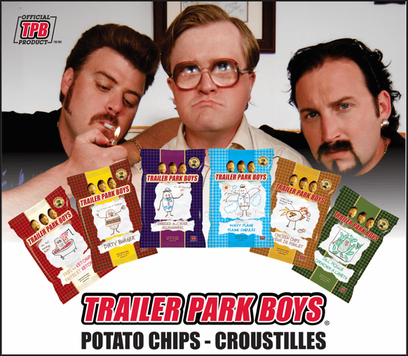 Trailer park boys potato chips - Dressed all over