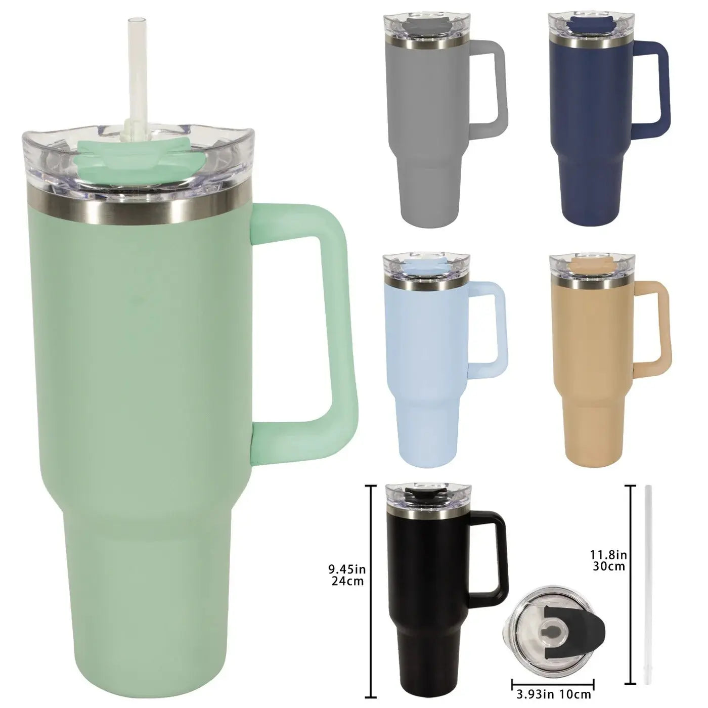 Travel Mug 40oz Insulated Splash Ass't Colours Prime Deals International LTD.