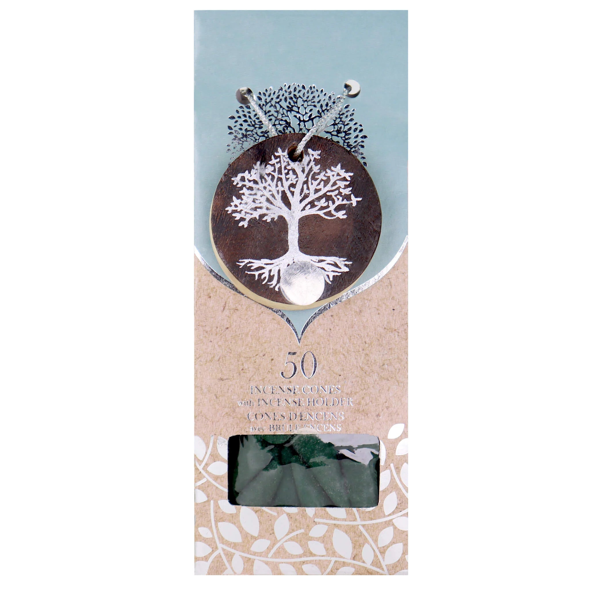 Tree Of Life Incense Cone Set with Holder