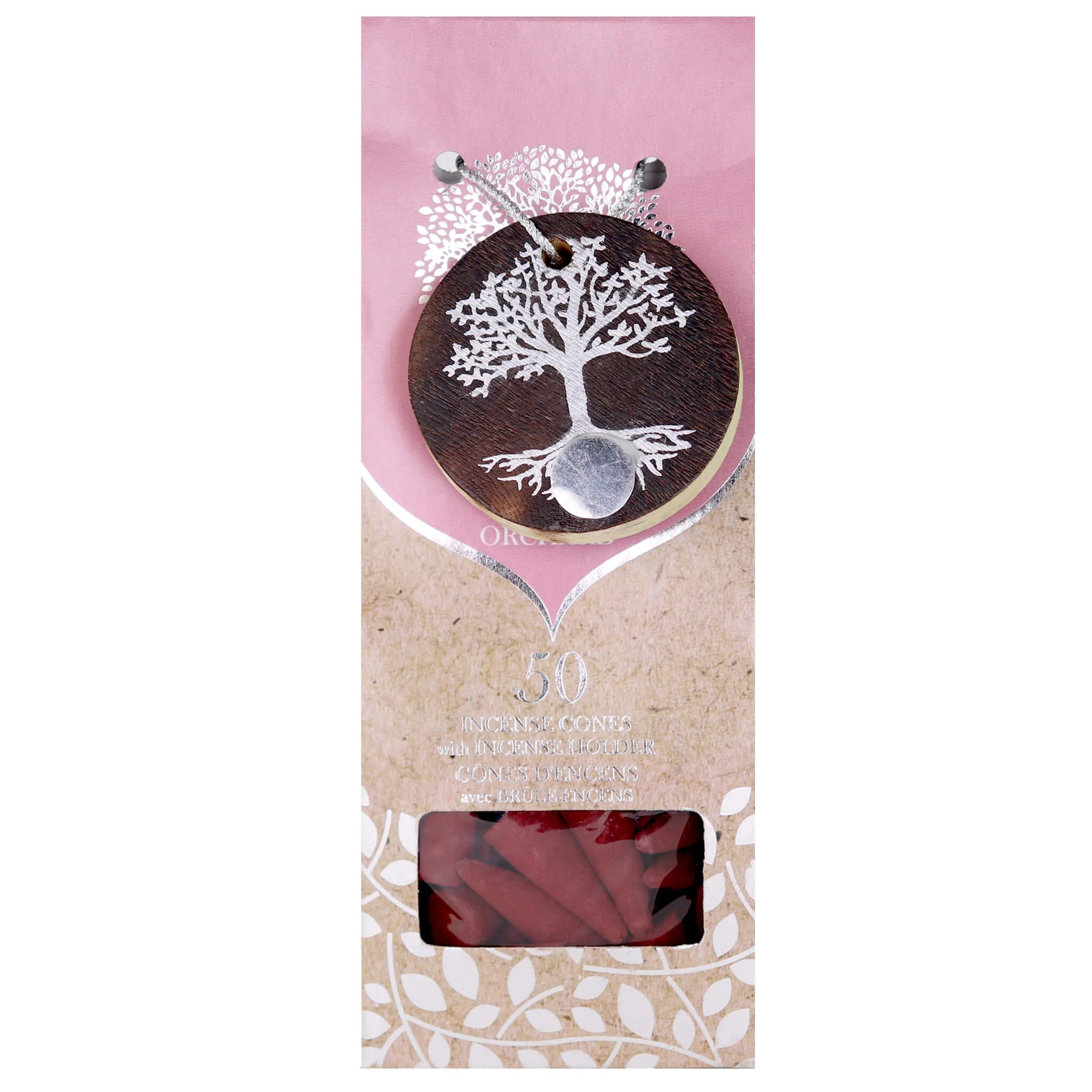 Tree Of Life Incense Cone Set with Holder