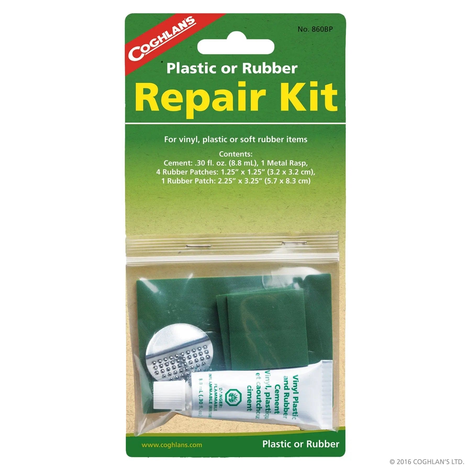 Vinyl and Rubber repair kit Coghlans LTD