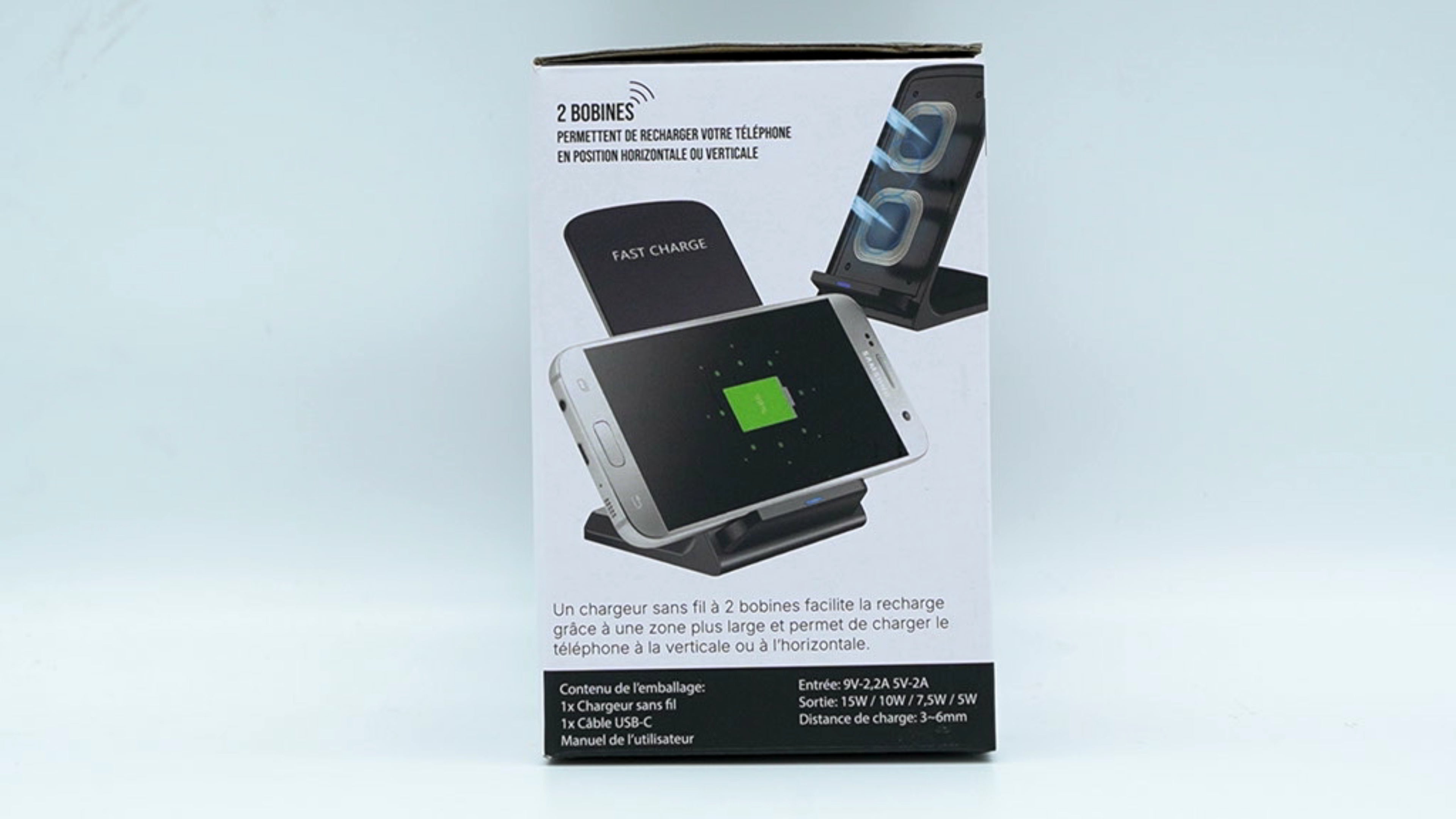 CM Homeware Dual Coil Wireless Charger Stand